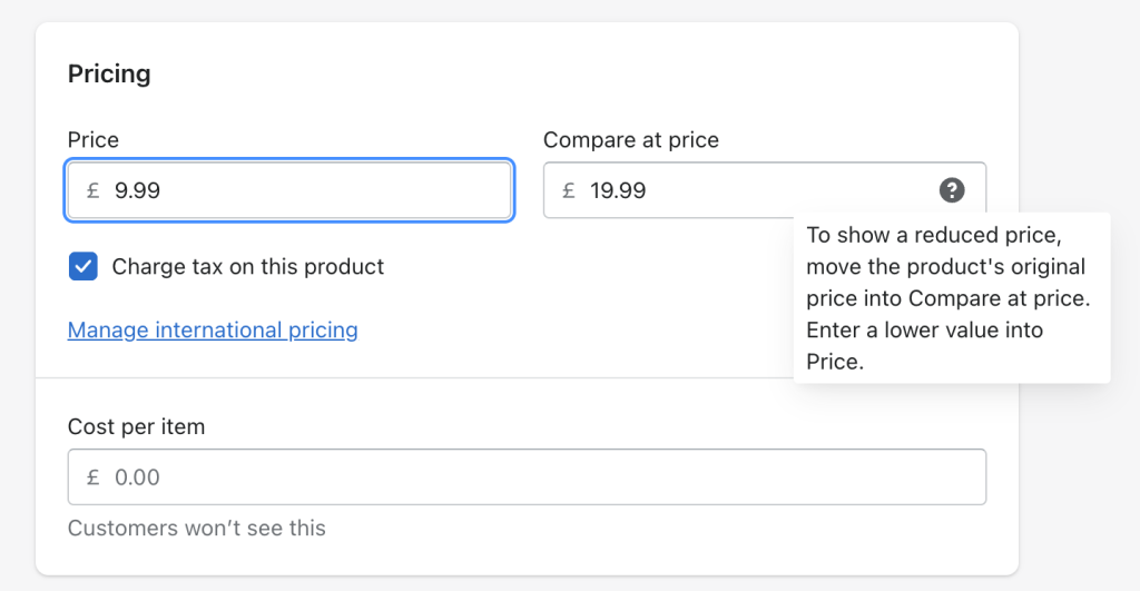 Price Per Item Meaning