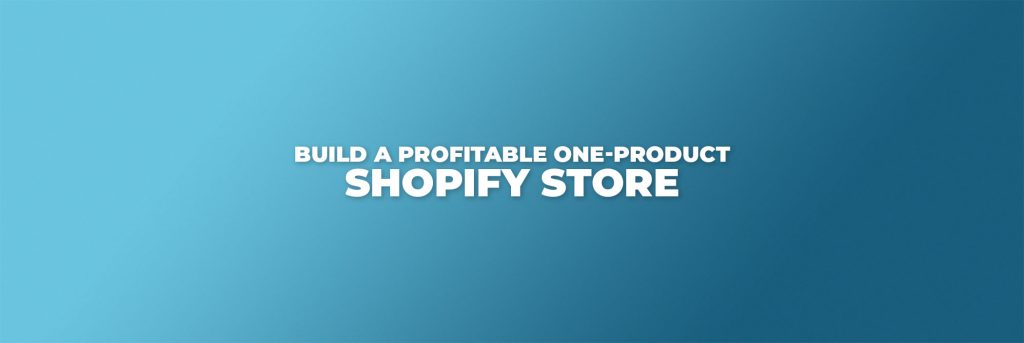build a one-product shopify store